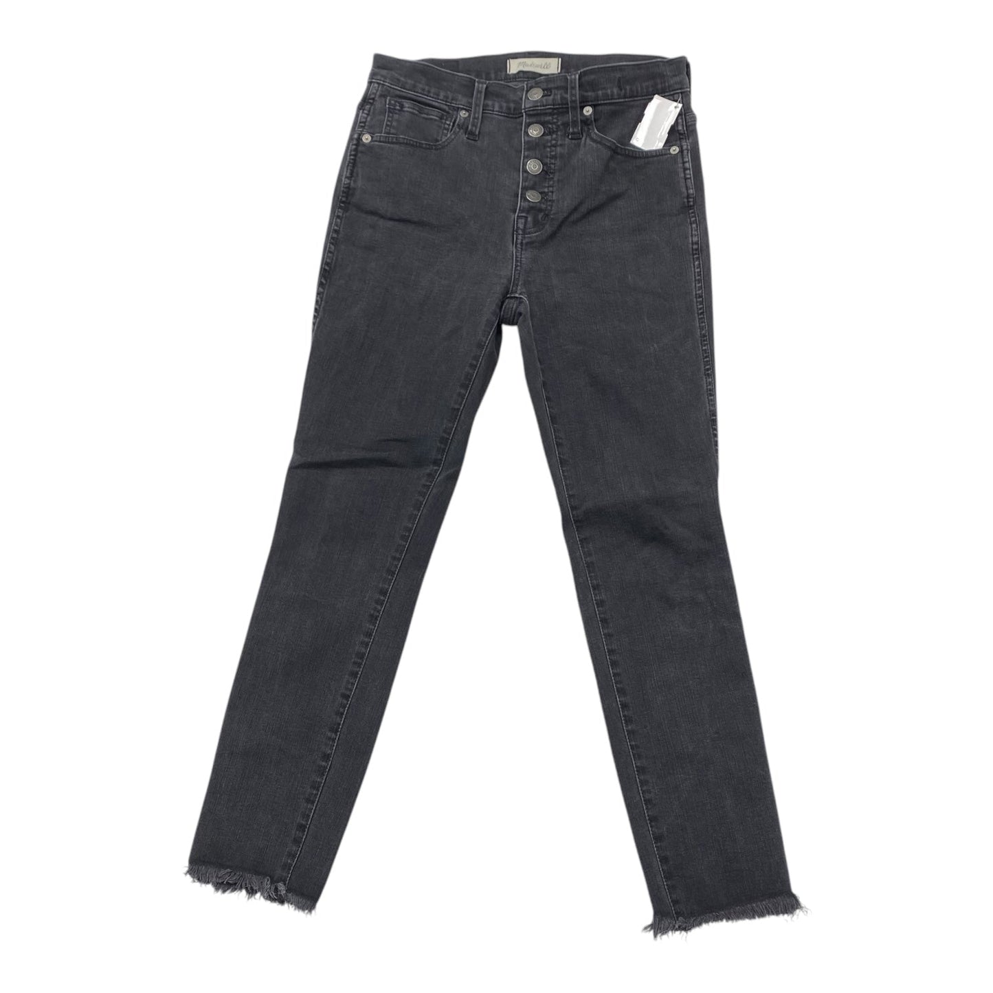 Jeans Skinny By Madewell In Black Denim, Size:4P