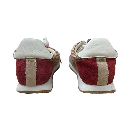 Shoes Sneakers By Birdies In Brown & Red, Size:7.5