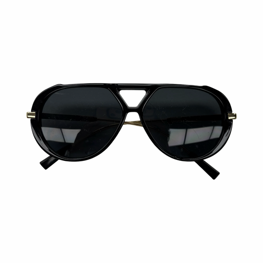 Sunglasses By Clothes Mentor In Black & Gold