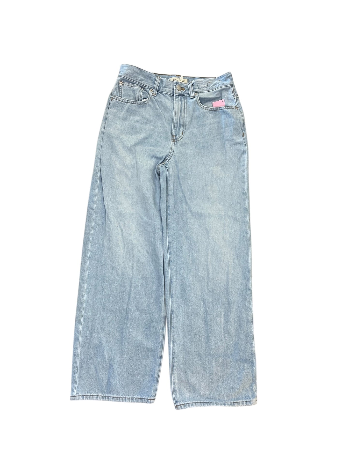Jeans Wide Leg By Madewell In Blue Denim, Size:2