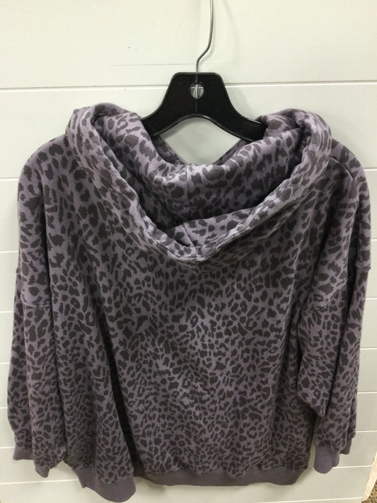 Sweatshirt Hoodie By American Eagle In Purple, Size:L