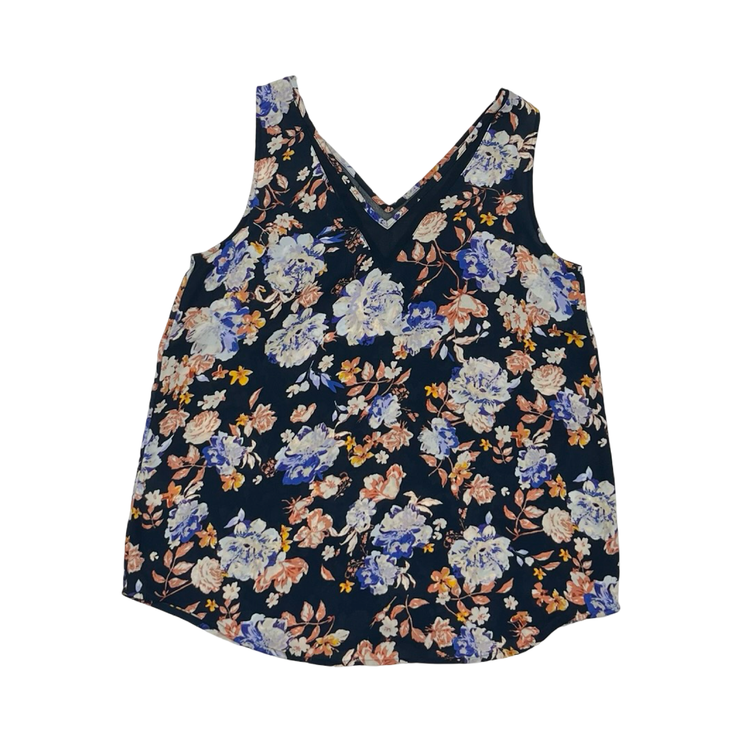 Blouse Sleeveless By Maurices In Floral Print, Size:M