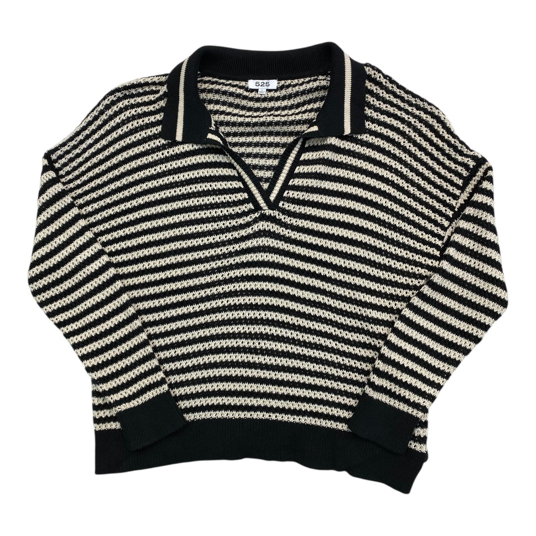 Sweater By 525 In Striped Pattern, Size:L