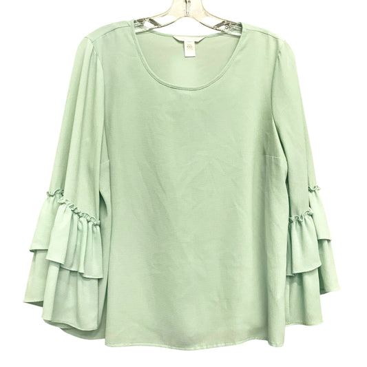 Top Ls By London Times In Teal, Size:M