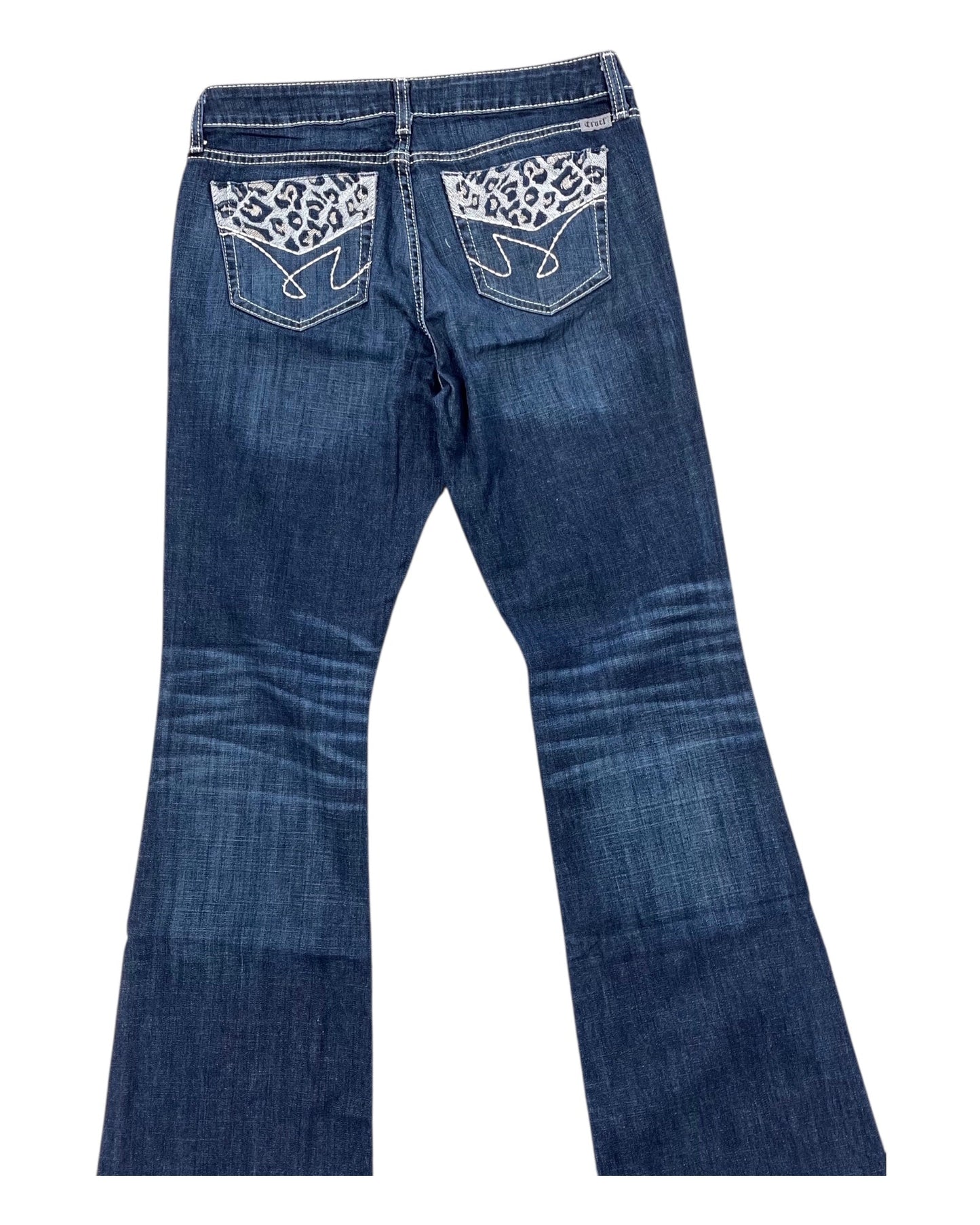 Jeans Boot Cut By Hannah In Blue Denim, Size:10