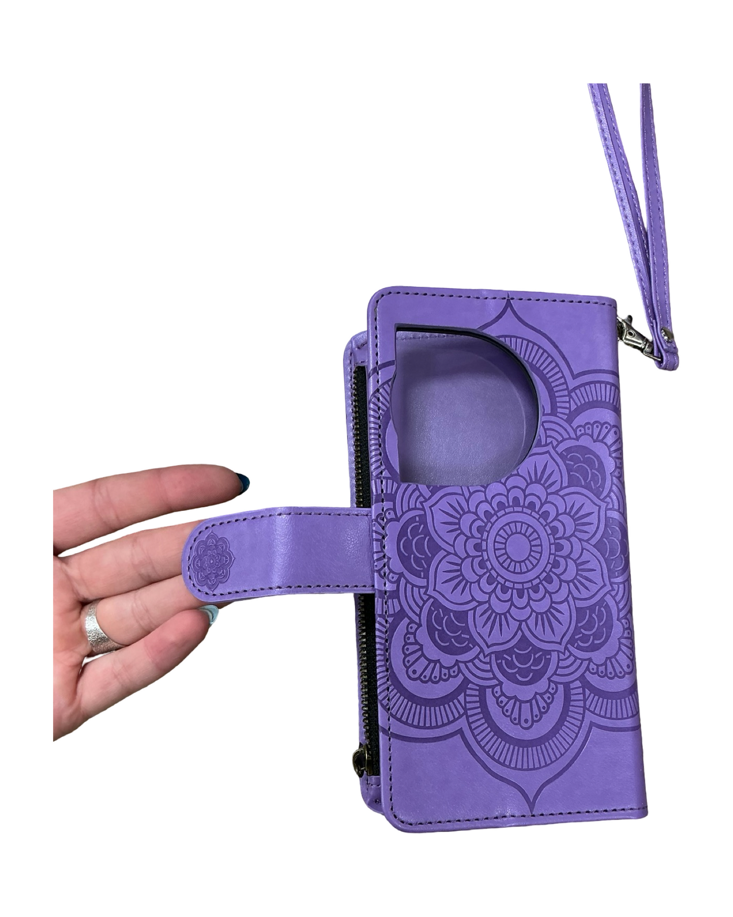 Wristlet By Clothes Mentor In Purple, Size:Small