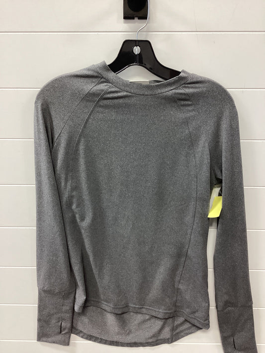 Athletic Top Ls Collar By Varley In Grey, Size:S