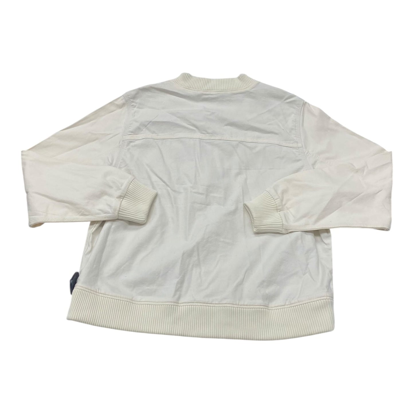 Jacket Denim By Carhartt In Cream Denim, Size:Xl