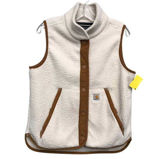 Vest Faux Fur & Sherpa By Carhartt In White, Size:Xs