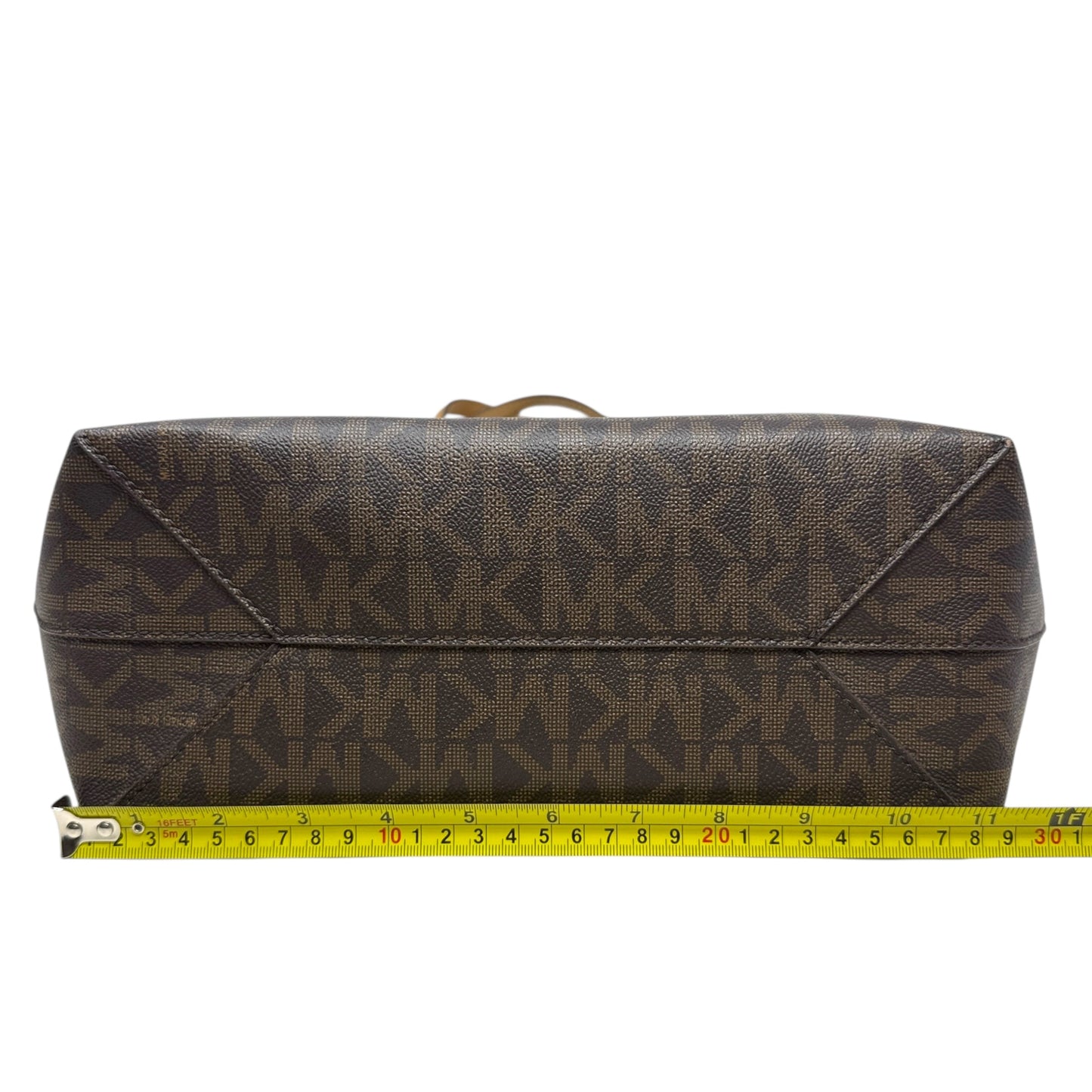 Hayley Signature Canvas Convertible Tote Designer By Michael Kors, Size: Large