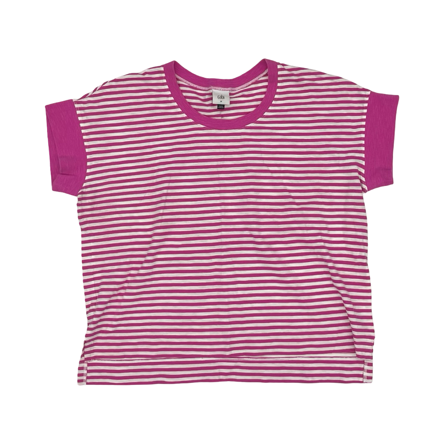 Top Ss By Cabi In Pink & White, Size:M