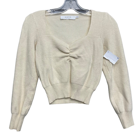 Sweater By Astr In Cream, Size:Xs