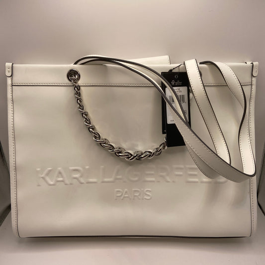 Tote Designer By Karl Lagerfeld, Size: Large