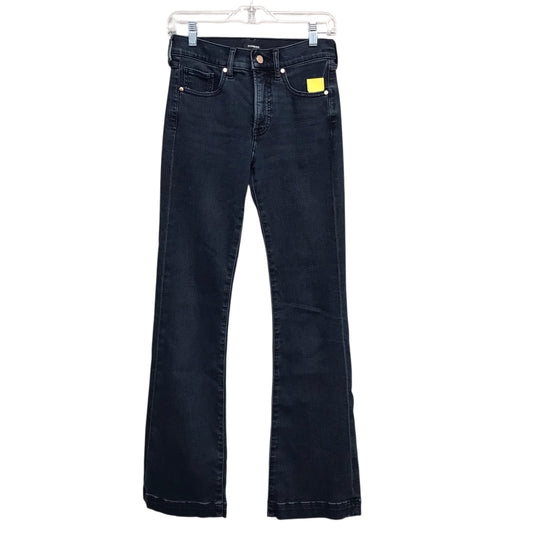 Jeans Flared By Express In Blue Denim, Size:2