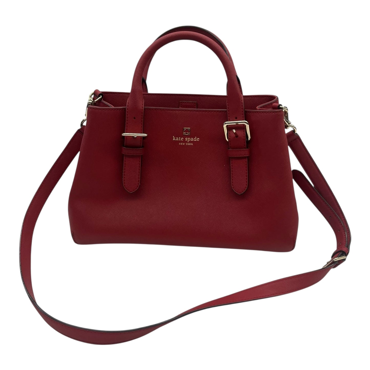 Crossbody Designer By Kate Spade In Red, Size:Large