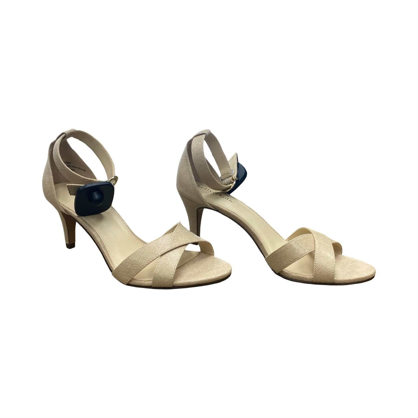 Shoes Heels Kitten By Kelly And Katie In Beige, Size:8