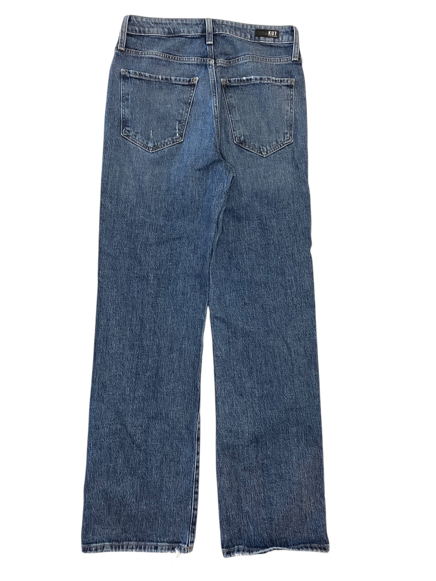 Jeans Wide Leg By Kut In Blue Denim, Size:2