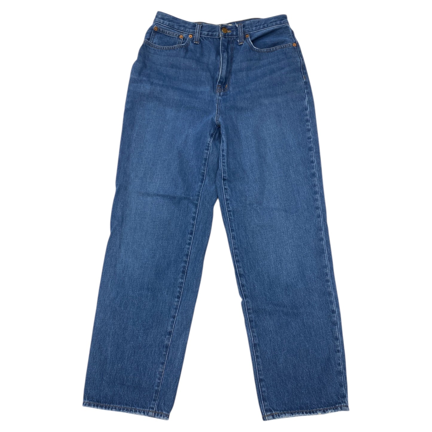 Jeans Straight By Madewell In Blue Denim, Size:8