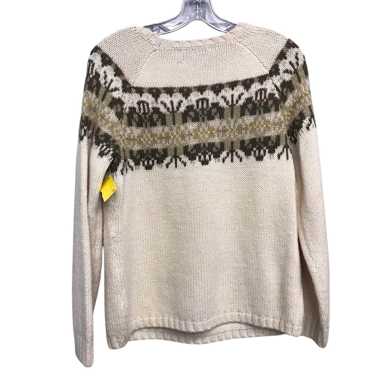 Sweater By Coldwater Creek In Cream, Size:Xs