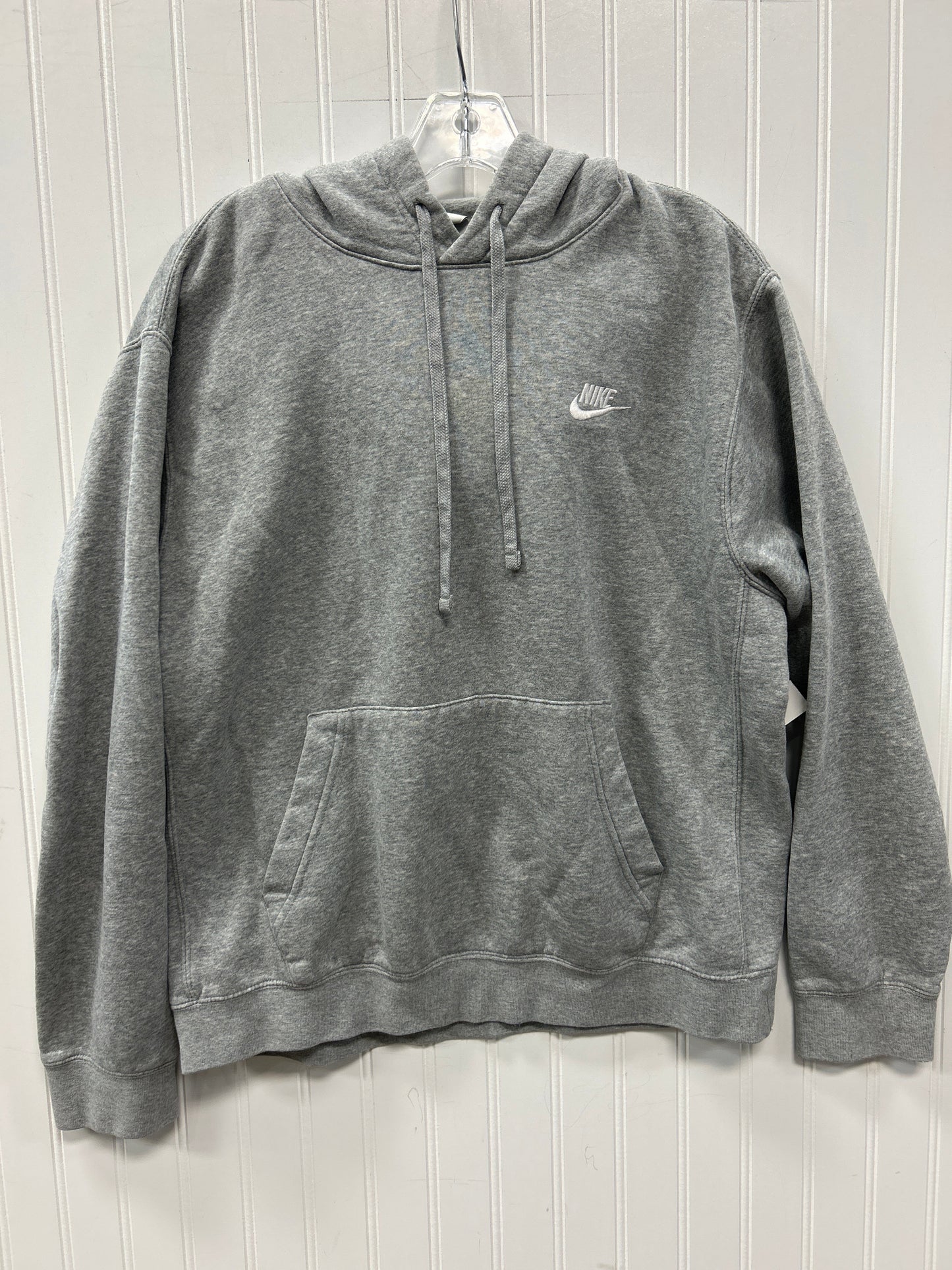 Sweatshirt Hoodie By Nike Apparel In Grey, Size:M