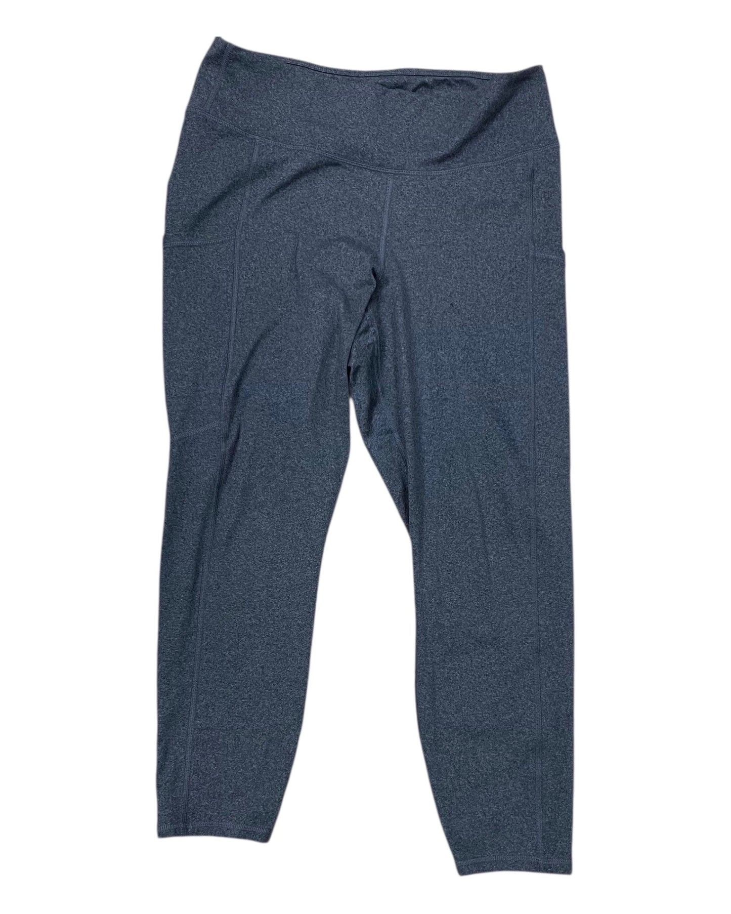 Athletic Leggings Capris By Fabletics In Grey, Size:Xl