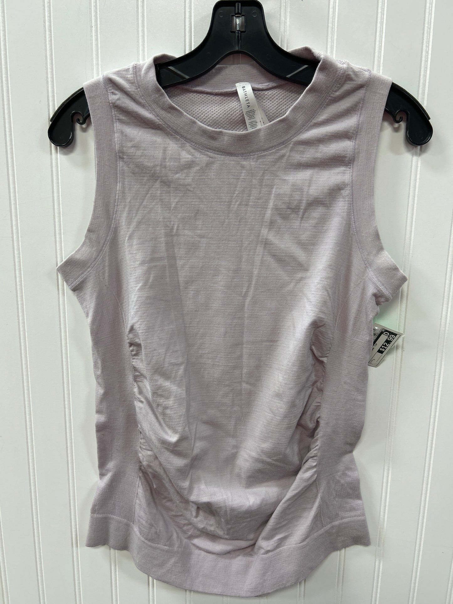 Athletic Tank Top By Athleta In Purple, Size:L