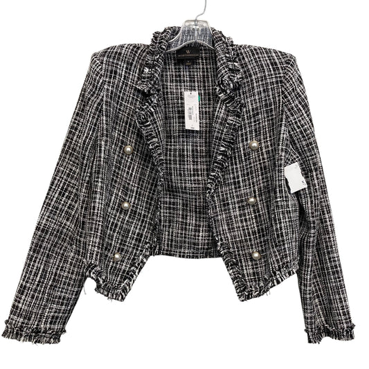 Blazer By Worthington In Black & White, Size:L