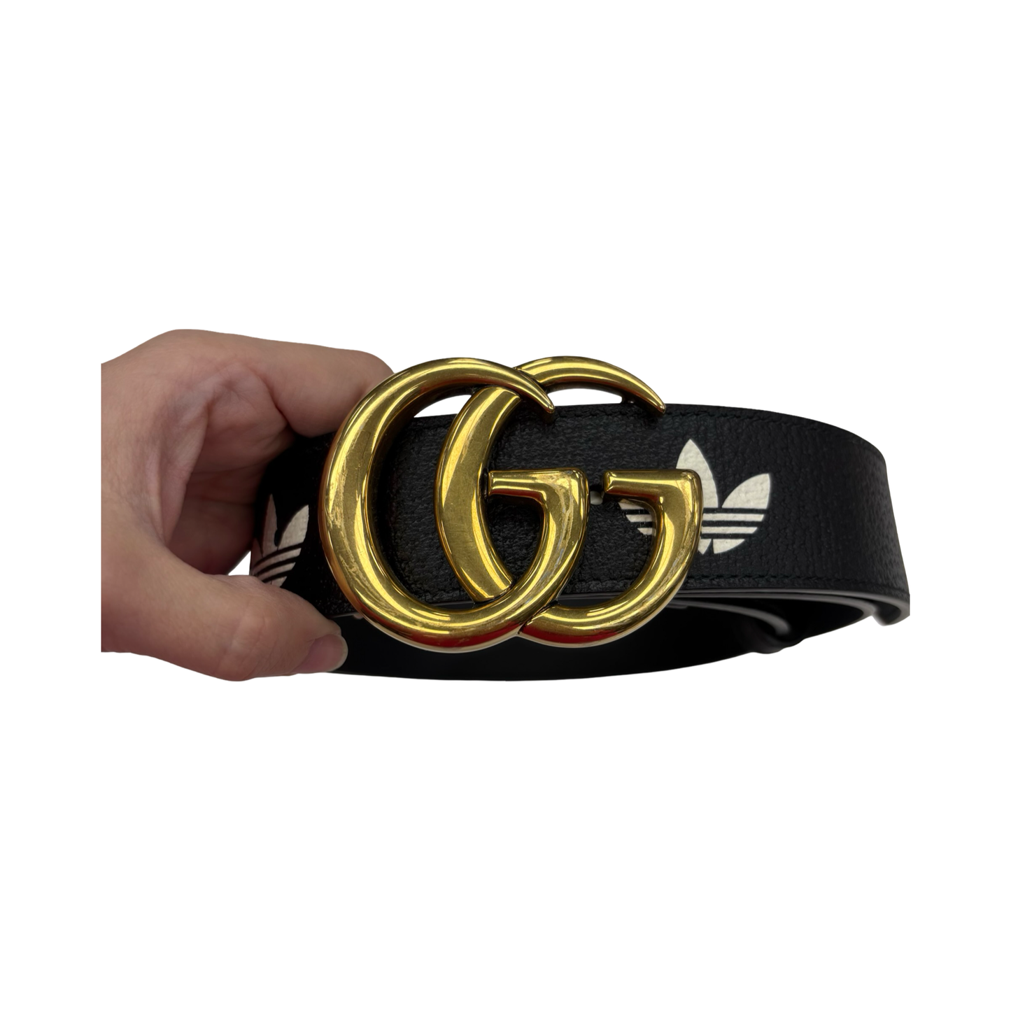 Belt Luxury Designer By Gucci In Black & Gold