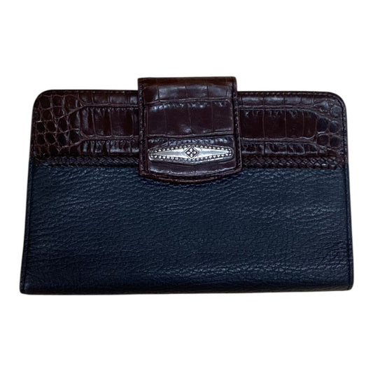 Wallet By Brighton In Black & Brown, Size:Small