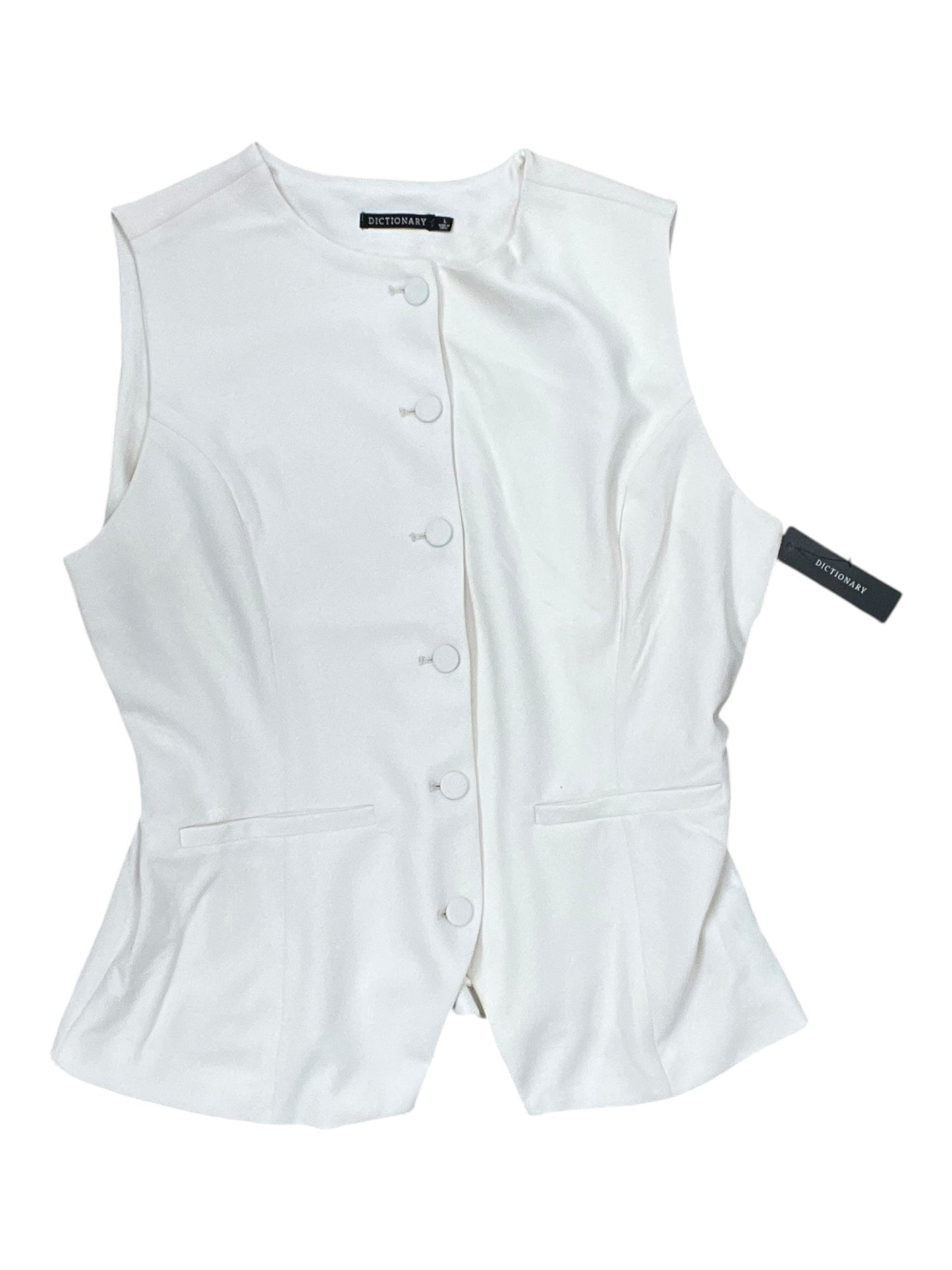 Vest Other By Cmc In White, Size:L