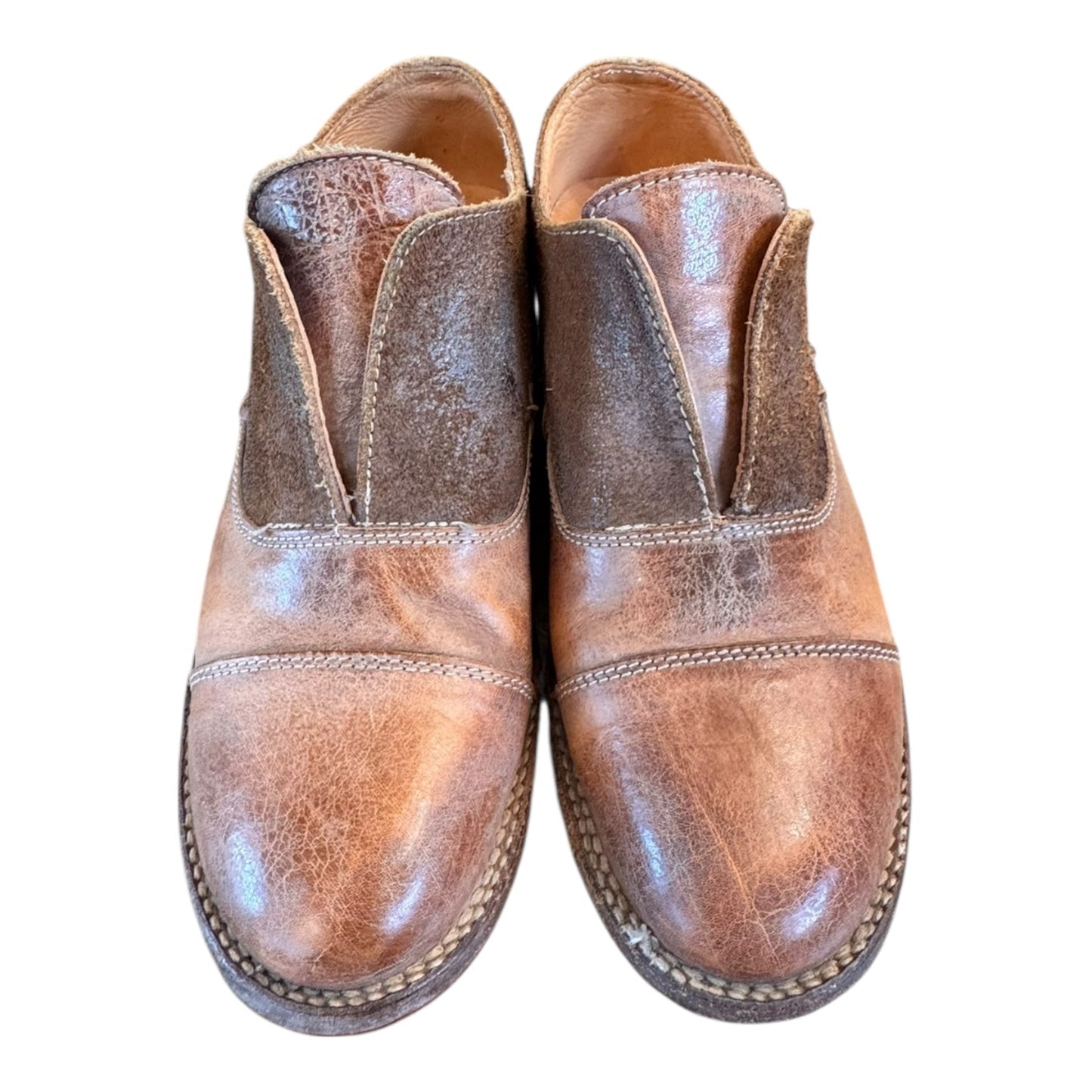 Shoes Flats By Bed Stu In Tan, Size:7