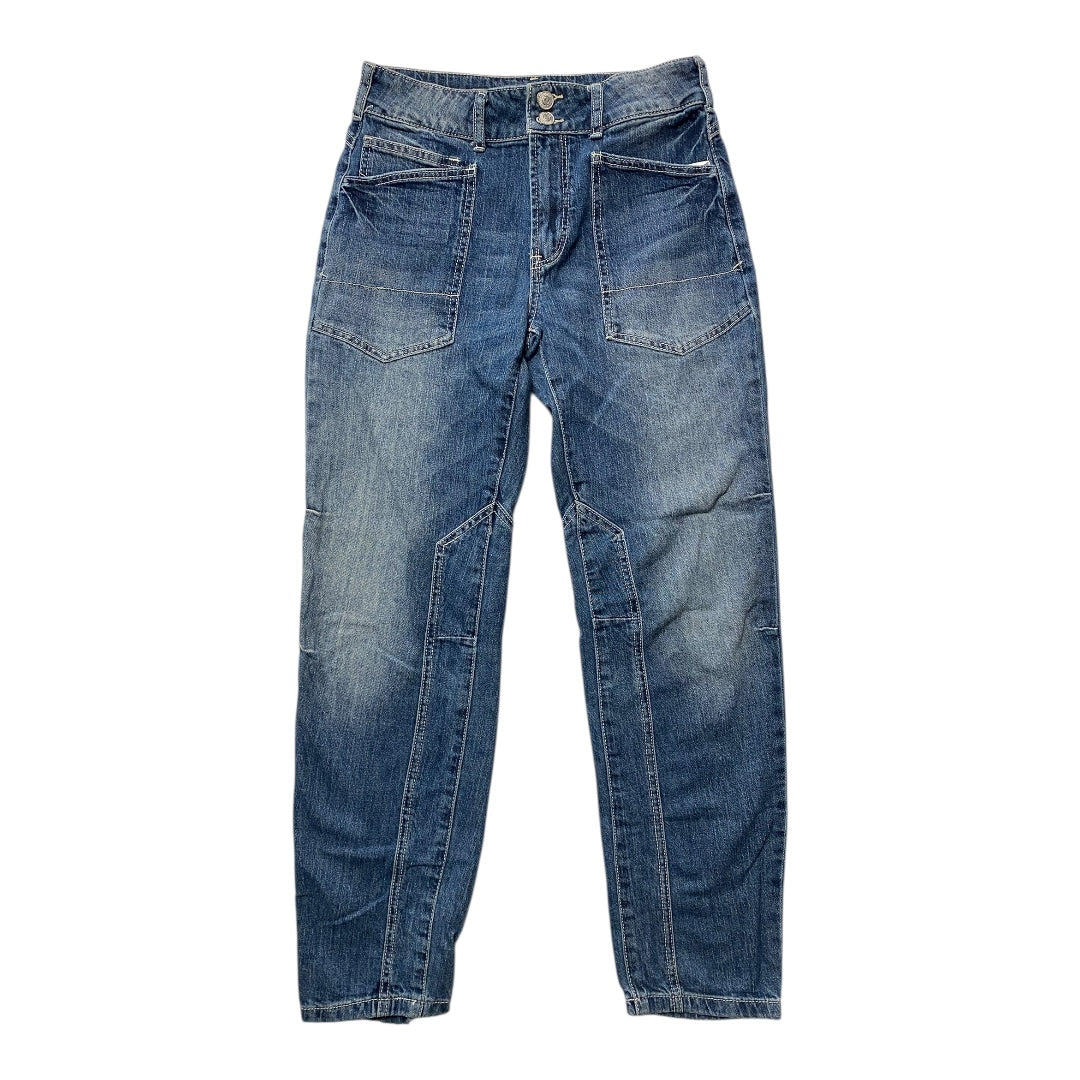 Jeans Straight By Pilcro In Blue Denim, Size:0