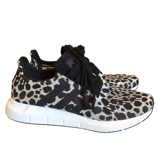 Shoes Sneakers By Adidas In Black & Cream, Size:7.5