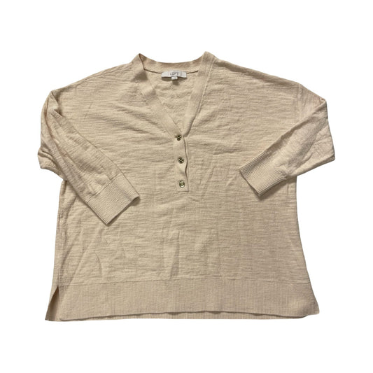Sweater By Loft In Tan, Size:Xl