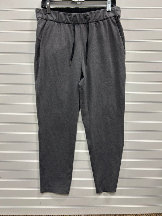Athletic Pants By Lululemon In Grey, Size:8