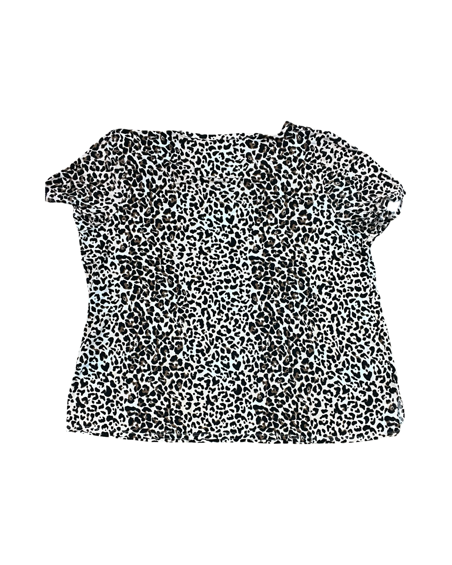 Top Ss By Maurices In Animal Print, Size:1X