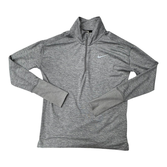 Athletic Sweatshirt Collar By Nike Apparel In Grey, Size:Xs