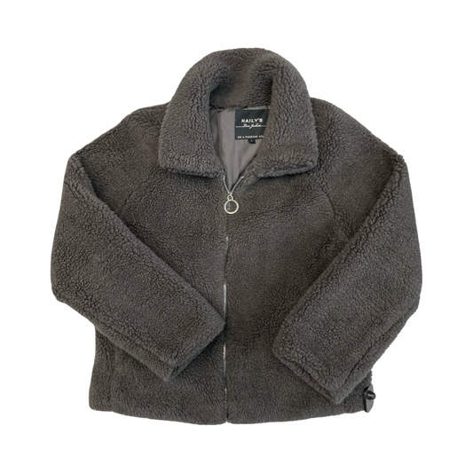 Jacket Faux Fur & Sherpa By HAILYS In Grey, Size:L