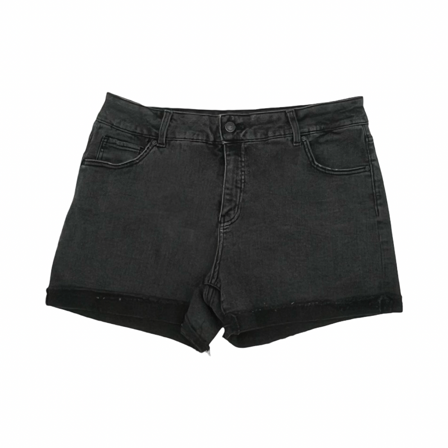 Shorts By Time And Tru In Black Denim, Size:16