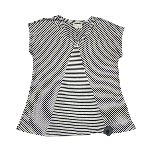 Top Sleeveless By Chicos In Striped Pattern, Size:L