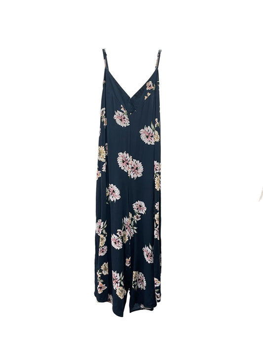 Jumpsuit By Xhilaration In Floral Print, Size:L