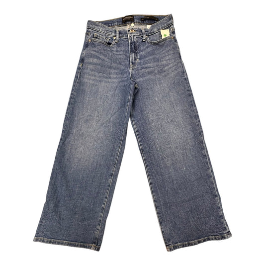 Jeans Wide Leg By Banana Republic In Blue, Size:8