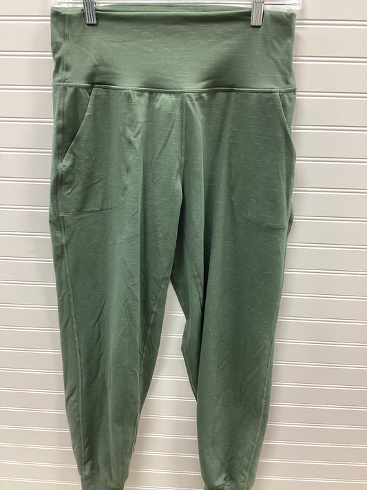 Athletic Pants By Zyia In Green, Size:L