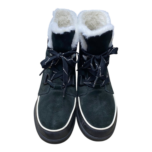 Boots Designer By Sorel In Black & White, Size:7.5