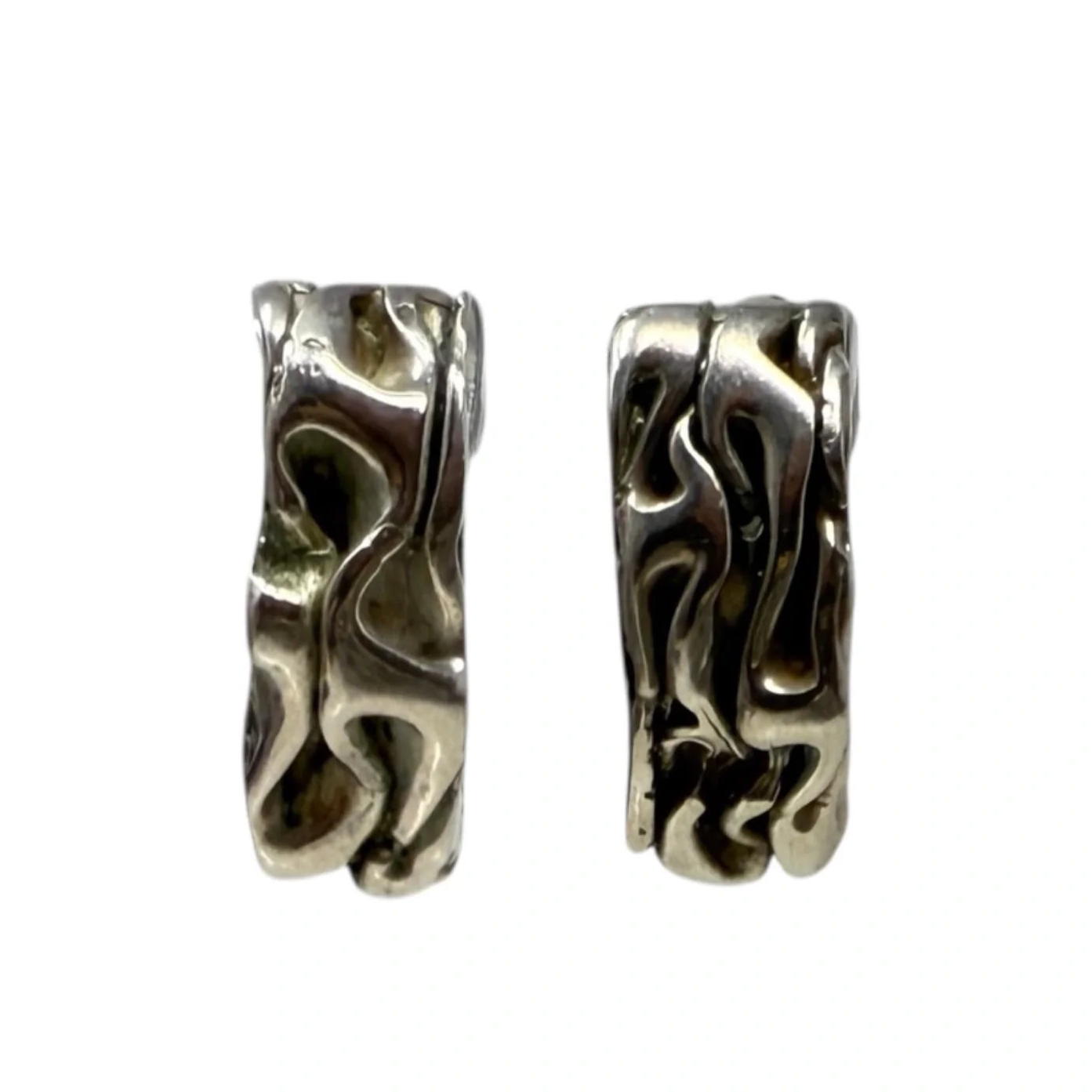 Sterling Silver Curved Post Earrings