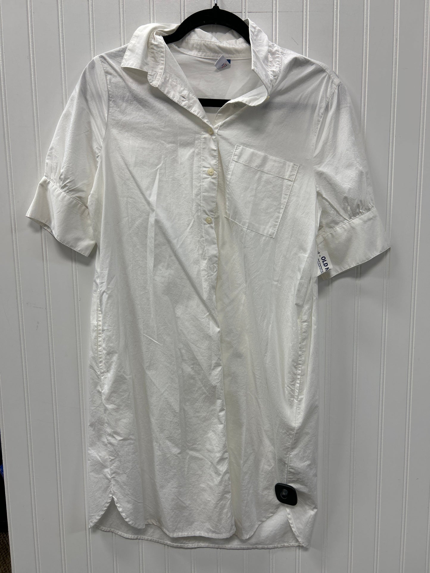 Dress Casual Midi By Old Navy In White, Size:S