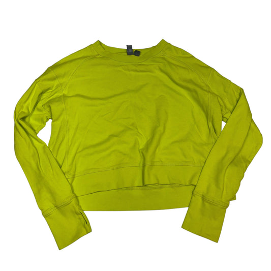 Athletic Top Ls Crewneck By Sweaty Betty In Green, Size:M