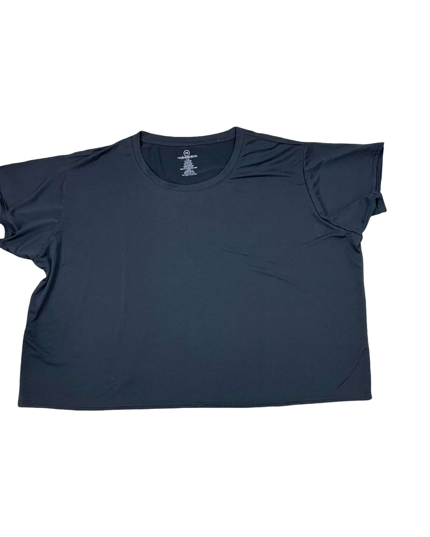 Athletic Top Ss By Clothes Mentor In Black, Size:2X
