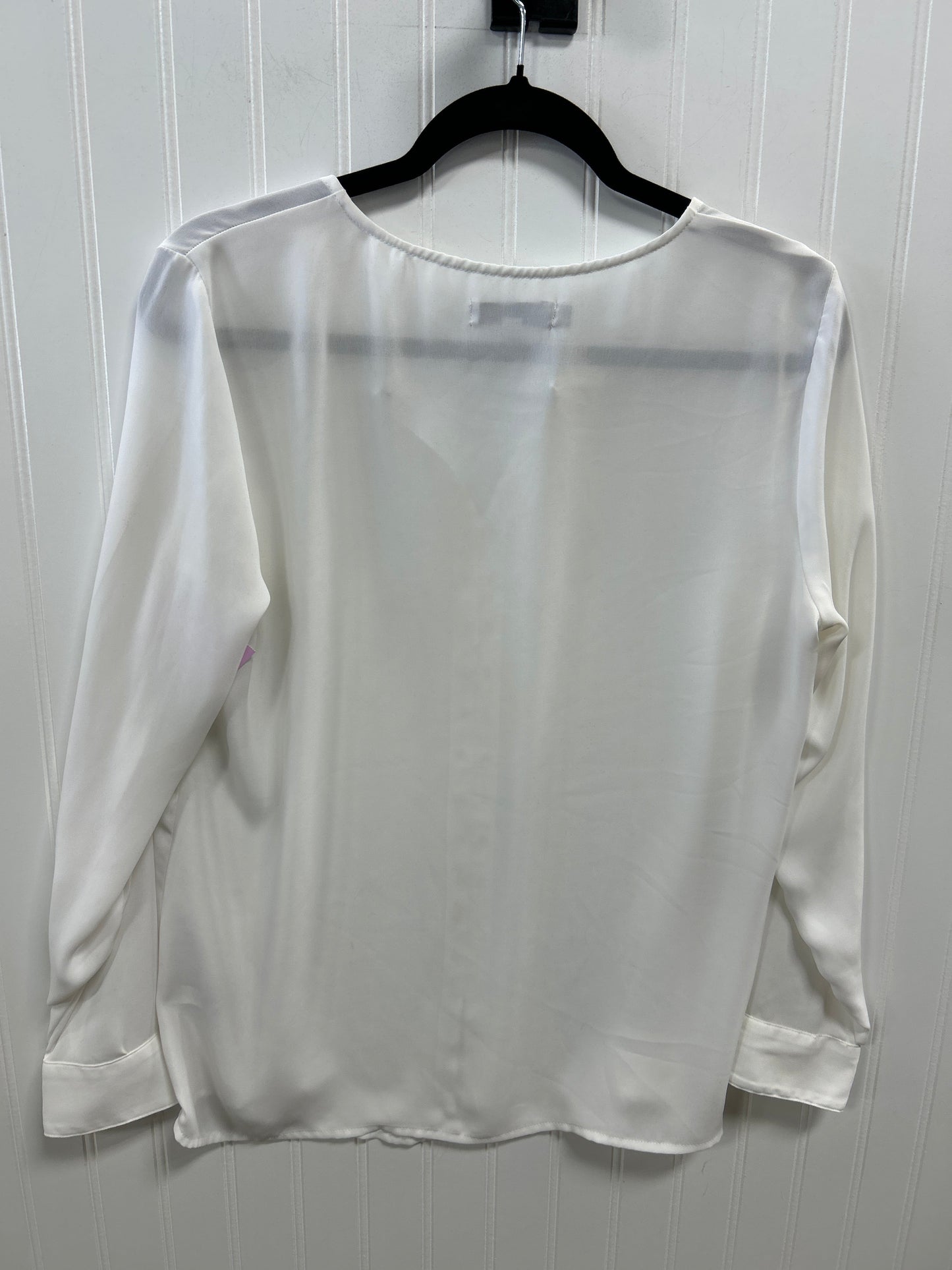 Blouse Ls By Jennifer Lopez In White, Size:M