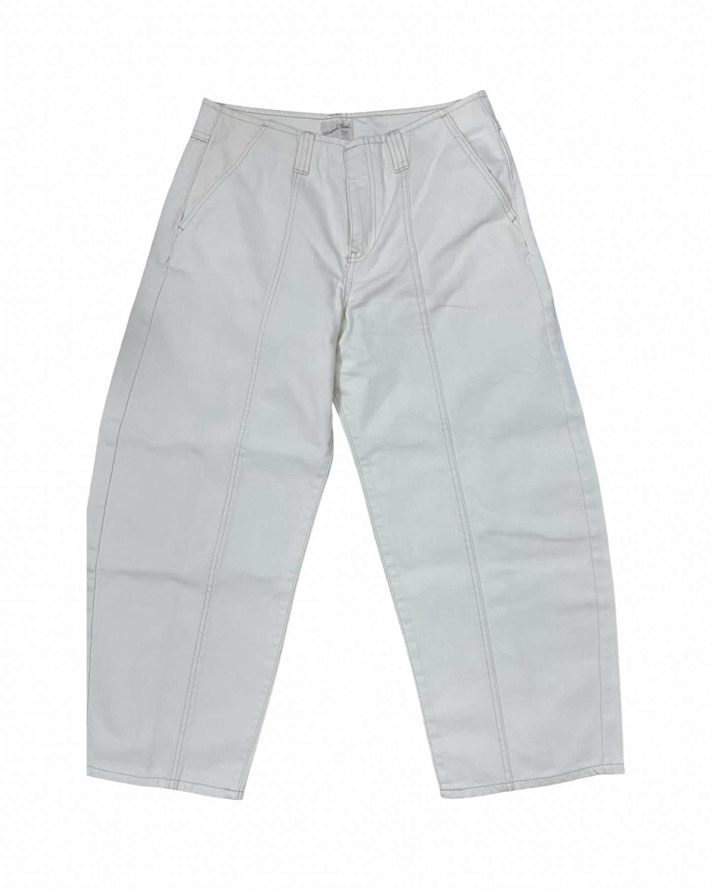 Jeans Wide Leg By Universal Thread In Cream, Size:10
